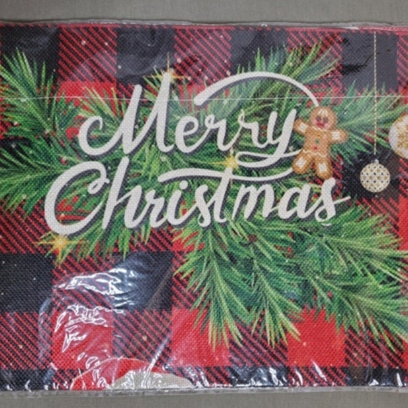 NEW Red Buffalo Plaid Christmas/Santa Double-sided Garden Flag - Picture 4 of 5
